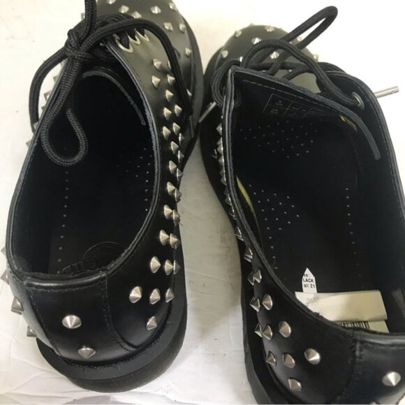 Dr. Martens NEW Stud WANAMA 1461 Leather Oxford Shoe Unisex Combat Boots 8 Black - Picture 10 of 16